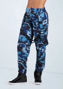 Weissman Camouflage Pop Star Pants -Dance Clothing Store AH11515 navy 165971 93819.1698840265