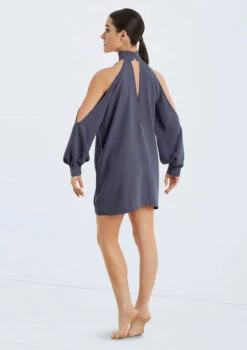Weissman Open Sleeve Overdress 14 Weissman Open Sleeve Overdress -Dance Clothing Store D10759 slateblue 020 85470.1678890789