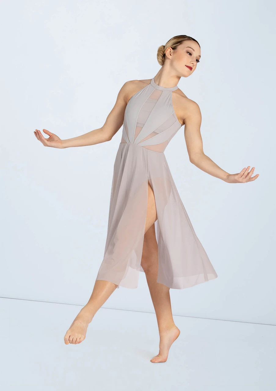 Weissman High Neck Halter Dress 3 Weissman High Neck Halter Dress - Image 3