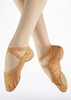 Bloch Pro Elastic S0621L Split Sole Ballet Shoe - Flesh -Dance Clothing Store blS0621 main t flsh 81917.1698801329