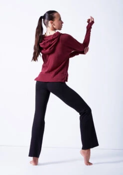 Ballet Rosa Warm Up Hoodie -Dance Clothing Store brolivine red back 53806.1678926911