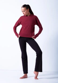 Ballet Rosa Warm Up Hoodie -Dance Clothing Store brolivine red front 2 55423.1678926911