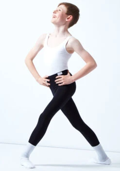 Freed Mens RAD Stirrup Tights -Dance Clothing Store frr317p black front 2 67597.1676420536