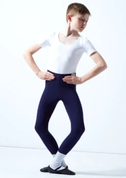 Freed Mens RAD Stirrup Tights -Dance Clothing Store frr317p navy front 2 39773.1676420536