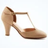 Move Dance Erika T-Bar Character Shoe 3" - Nude