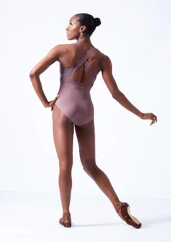 Move Dance Illusia Cross Back Leotard -Dance Clothing Store mol0667 orchid pink back 93149.1683070095