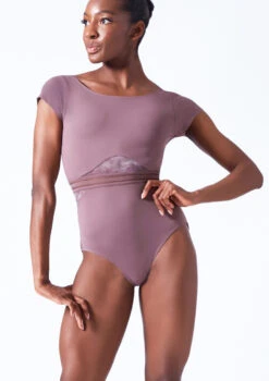 Move Dance Kalpana Cap Sleeve Leotard -Dance Clothing Store mol0670 orchid pink front t 00468.1698711846
