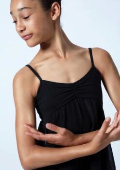 Move Dance Myla Skirted Leotard -Dance Clothing Store mol5158 black close up front 1 12155.1678884429