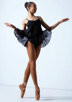 Move Dance Myla Skirted Leotard -Dance Clothing Store mol5158 black front 1 22209.1678884429