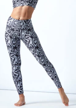 Move Dance Venus High Waisted Leggings - Dimensions -Dance Clothing Store mop0908 dim front 1t 22296.1694685548
