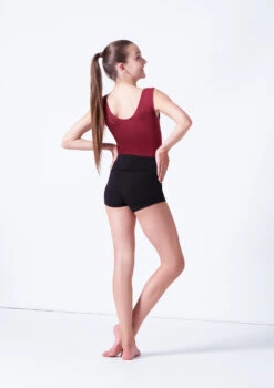 Move Dance Avie Teen Dance Short 6 Move Dance Avie Teen Dance Short -Dance Clothing Store mor5009 black back 77247.1689206464