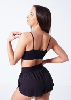 Move Dance Beatrix Seamless Bra - 2 Pack -Dance Clothing Store moz0509 black close up back 77435.1676074680