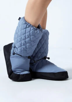 Move Dance Willow Warm Up Booties 10 Move Dance Willow Warm Up Booties -Dance Clothing Store moz0901 paleblue front 1 52772.1678885135