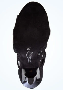 Port Dance Ana Dance Shoe 2.8" -Dance Clothing Store pd804 blk bottom 1 52805.1678885255
