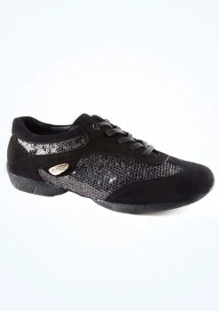 Port Dance Aurora Dance Shoe -Dance Clothing Store pdpd01 black side t 92088.1694686146
