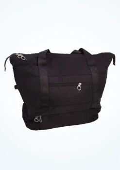 Tendu Satin Holdall Dance Bag -Dance Clothing Store tet1086 black back 58384.1693524244