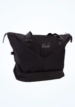 Tendu Satin Holdall Dance Bag -Dance Clothing Store tet1086 black front t 90558.1698711927